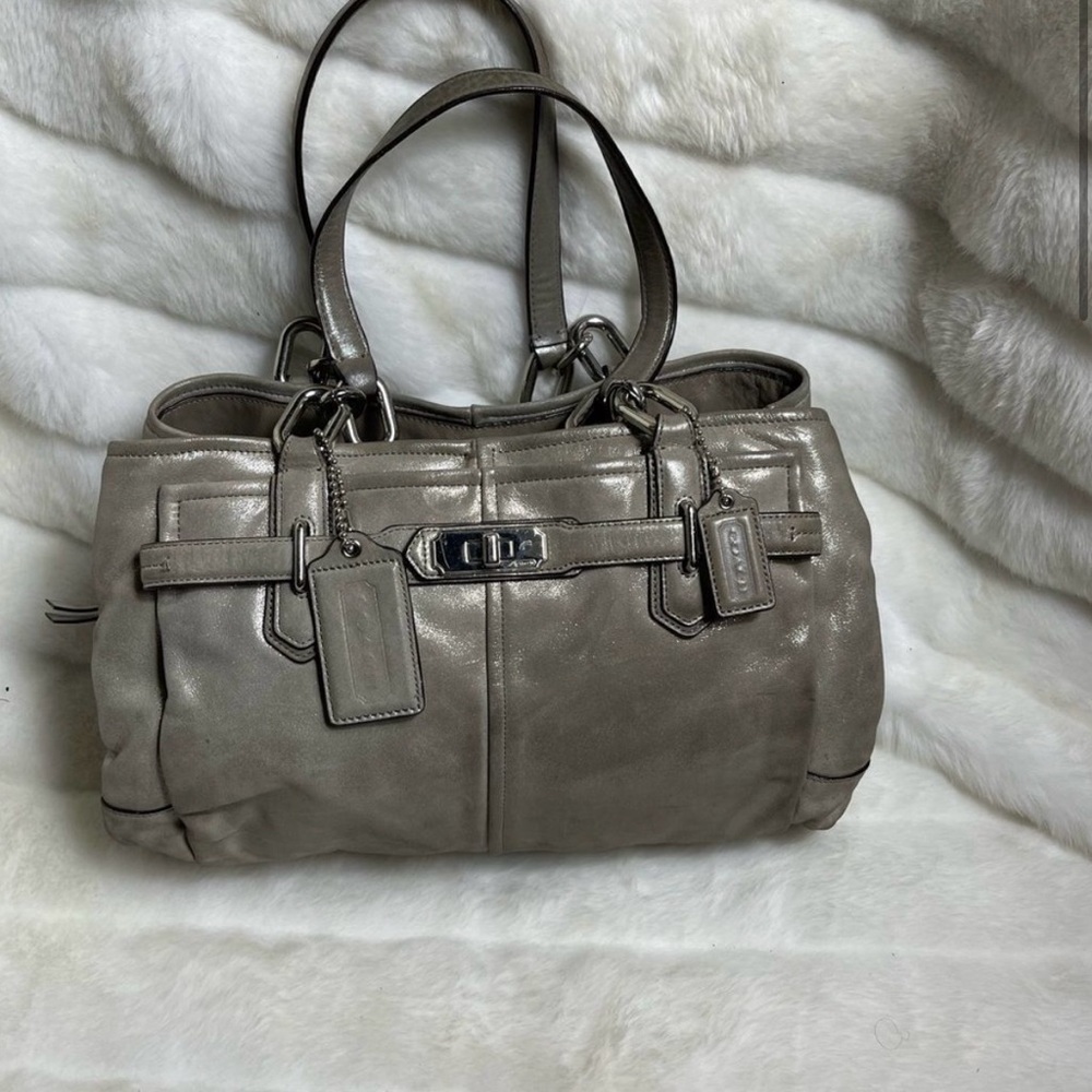 Coach silver bag